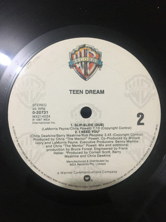 Teen Dream : Slip-Slide (12", Maxi)