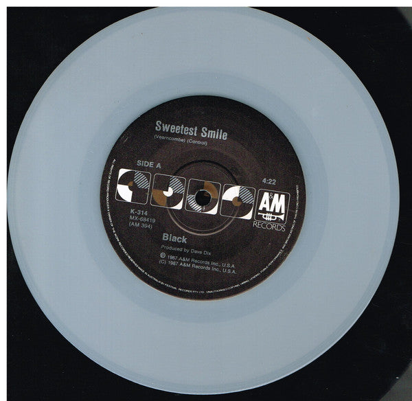 Black (2) : Sweetest Smile (7", Single, Ltd, whi)