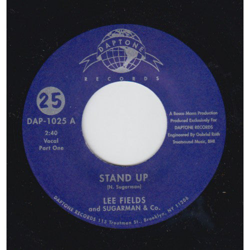 Lee Fields And Sugarman &amp; Co.* : Stand Up (7&quot;, Single)