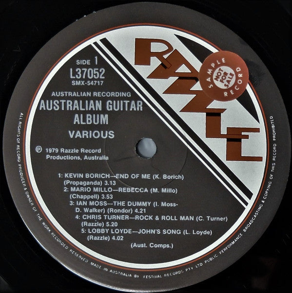 Various : The Australian Guitar Album (LP, Comp)