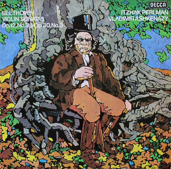 Ludwig van Beethoven, Itzhak Perlman, Vladimir Ashkenazy : Violin Sonatas Op.12, No.3 & Op.30, No.3 (LP)