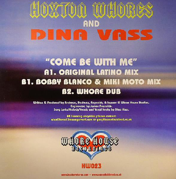 Hoxton Whores And Dina Vass : Come Be With Me (12")