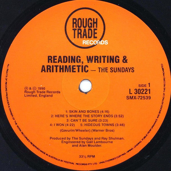 The Sundays : Reading, Writing And Arithmetic (LP, Album)