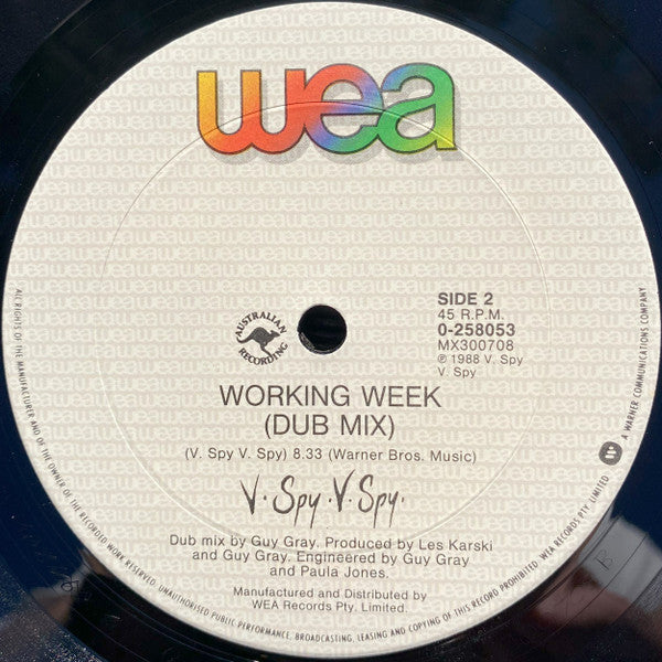 V.Spy V.Spy : Forget About The Working Week (12", Maxi)