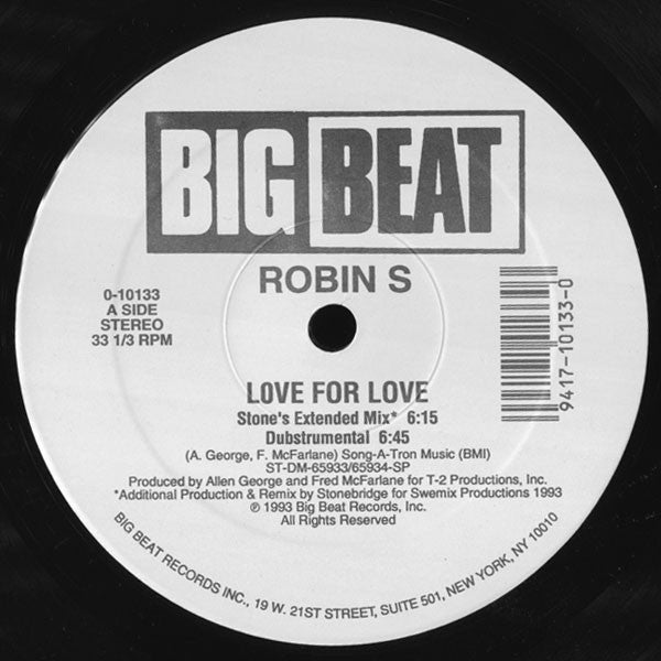 Robin S. : Love For Love (12")