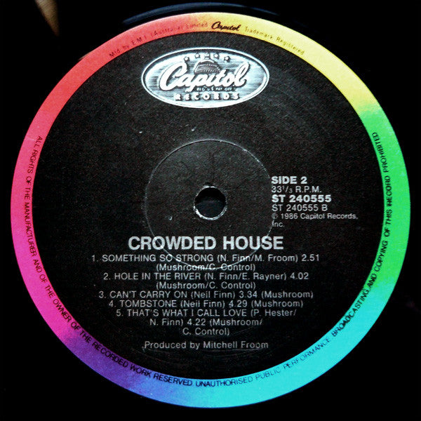 Crowded House : Crowded House (LP, Album)