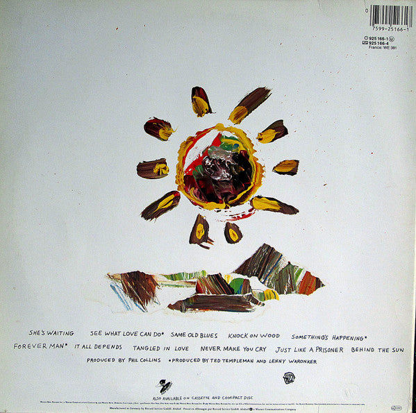Eric Clapton : Behind The Sun (LP, Album, WE )