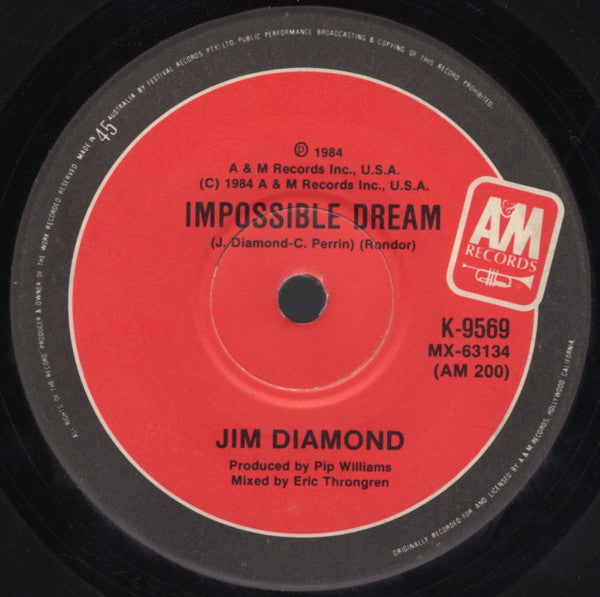 Jim Diamond : I Should Have Known Better (7", Single)