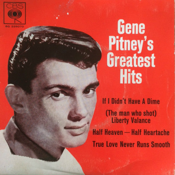 Gene Pitney : Gene Pitney&#39;s Greatest Hits (7&quot;, EP, Mono)