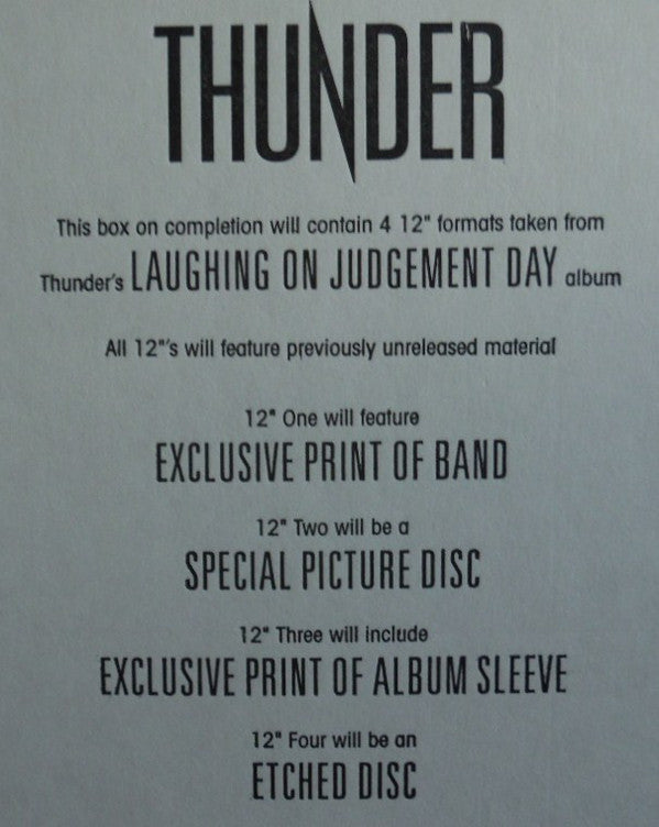 Thunder (3) : Low Life In High Places (12", S/Edition, Box)