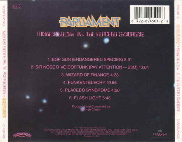 Parliament : Funkentelechy Vs. The Placebo Syndrome (CD, Album, RE)