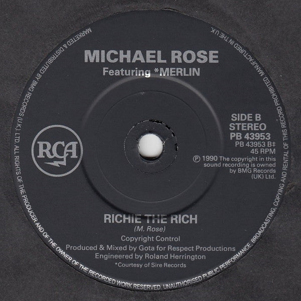 Michael Rose : Mother & Child Reunion (7", Single)