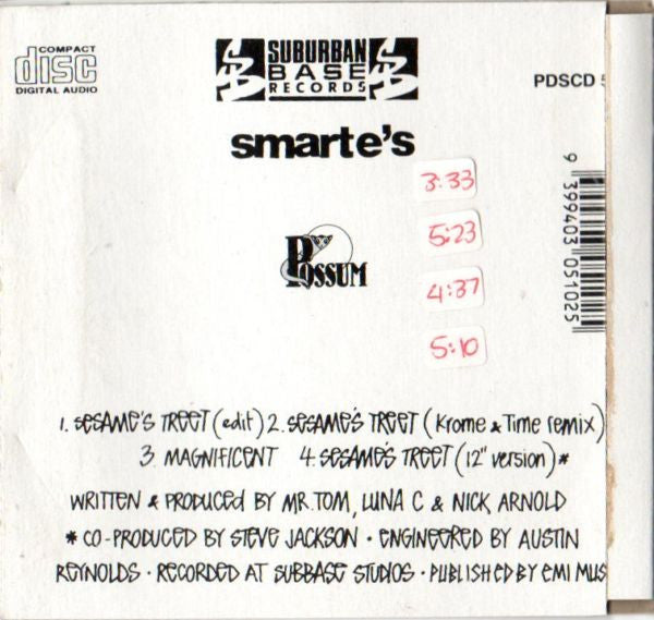 Smart E's : Sesame's Treet (CD, Single)