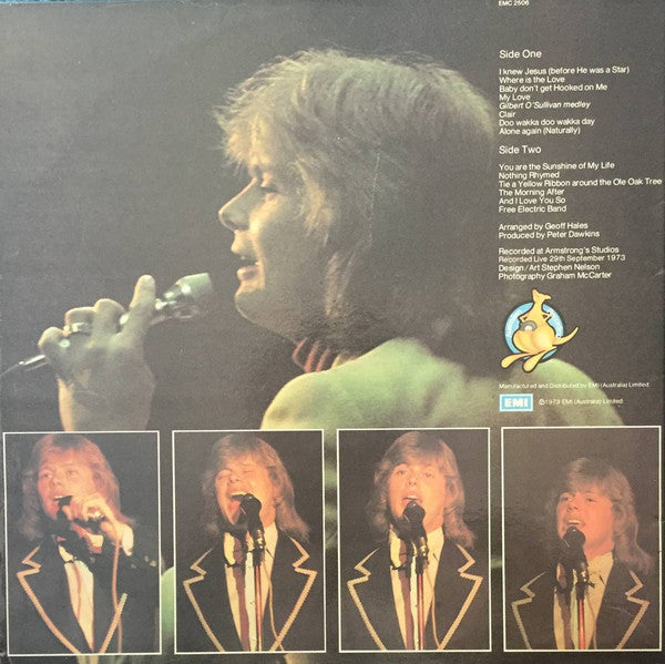 John Farnham : Johnny Farnham Sings The Big Hits Of '73 Live! (LP, Album)