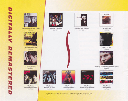 Sting : Fields Of Gold: The Best Of Sting 1984 - 1994 (CD, Comp, RM)