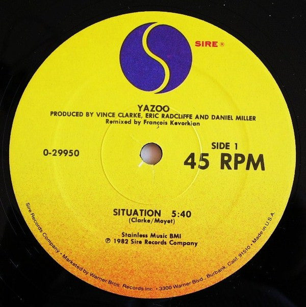 Yazoo : Situation (12", Spe)