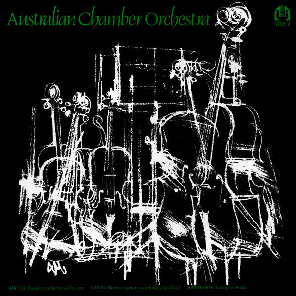 Australian Chamber Orchestra - Béla Bartók / Joseph Haydn / Peter Sculthorpe : Divertimento For String Orchestra / Divertimento In A Major For Strings, Op. 2 No. 1 / Lament For Strings (LP, Album)
