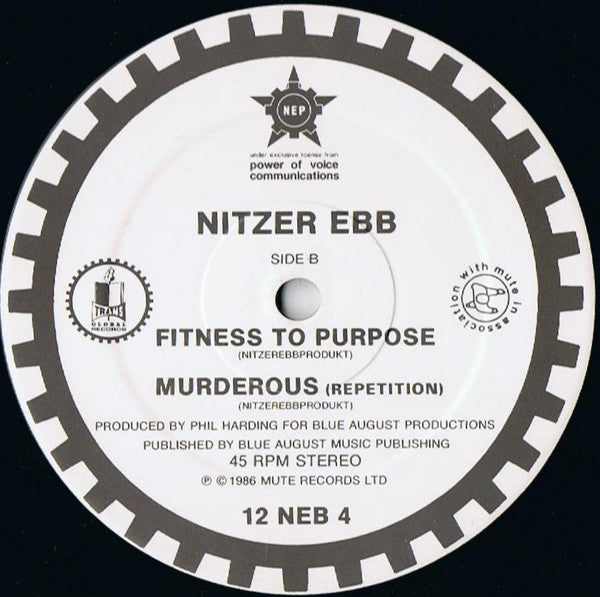 Nitzer Ebb : Murderous (12", Single)