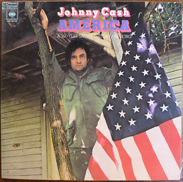 Johnny Cash : America -  A 200-Year Salute In Story And Song (LP, Album, Gat)