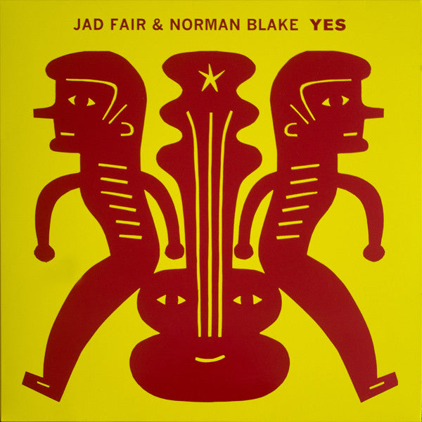 Jad Fair &amp; Norman Blake : Yes (LP, Album, Red)