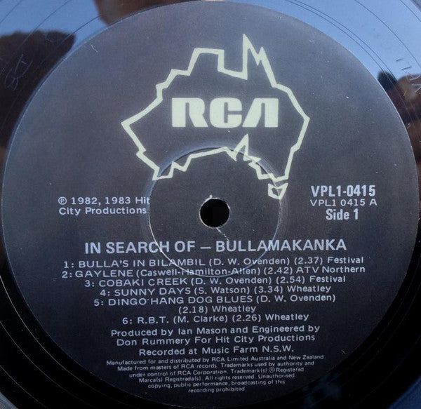 Bullamakanka : In Search Of (LP, Album, Gat)