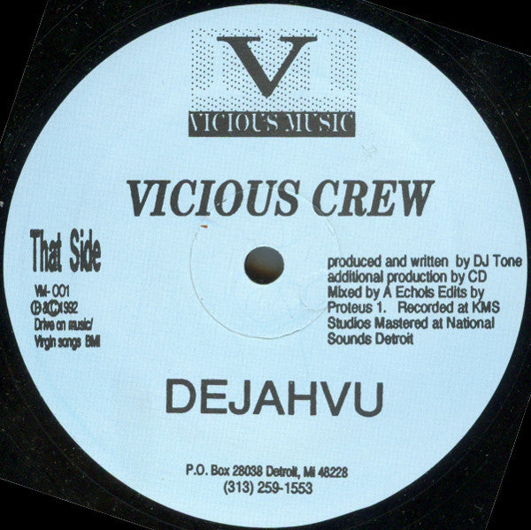 Vicious Crew : Rage / Dejahvu (12")