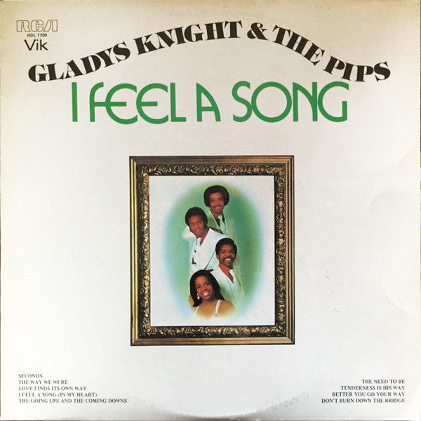 Gladys Knight And The Pips : I Feel A Song (LP, Album, RE)