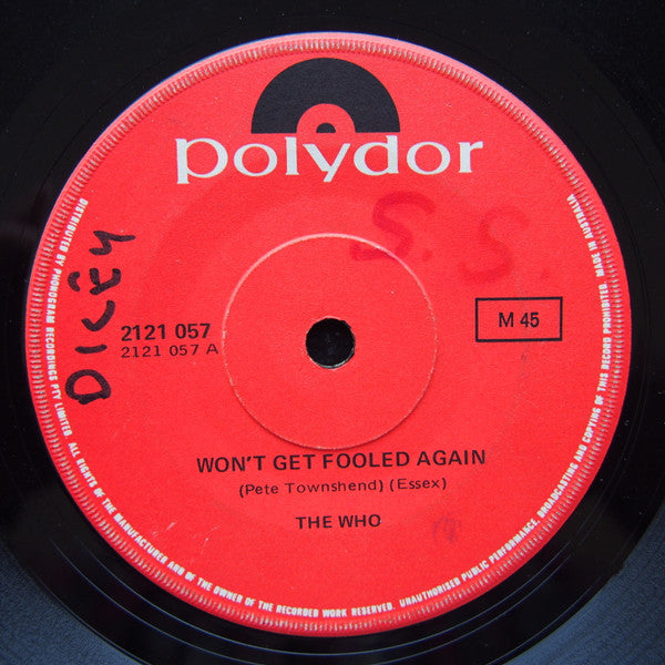 The Who : Won't Get Fooled Again (7", Single)