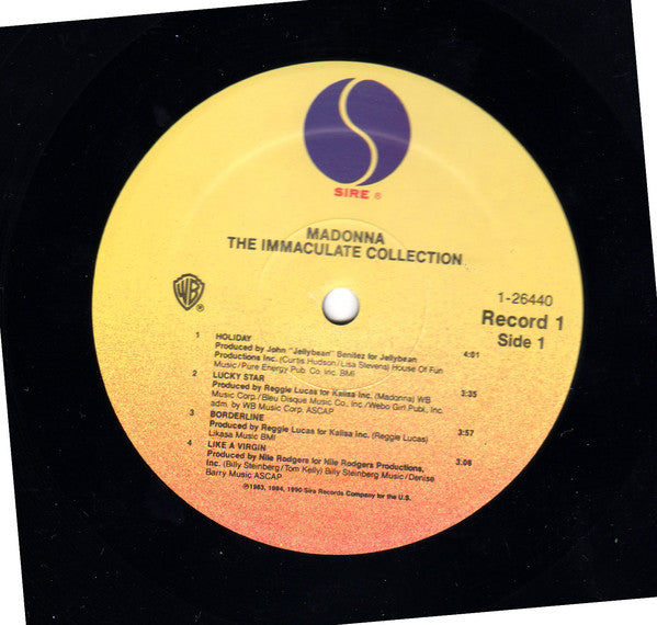 Madonna : The Immaculate Collection (2xLP, Comp)