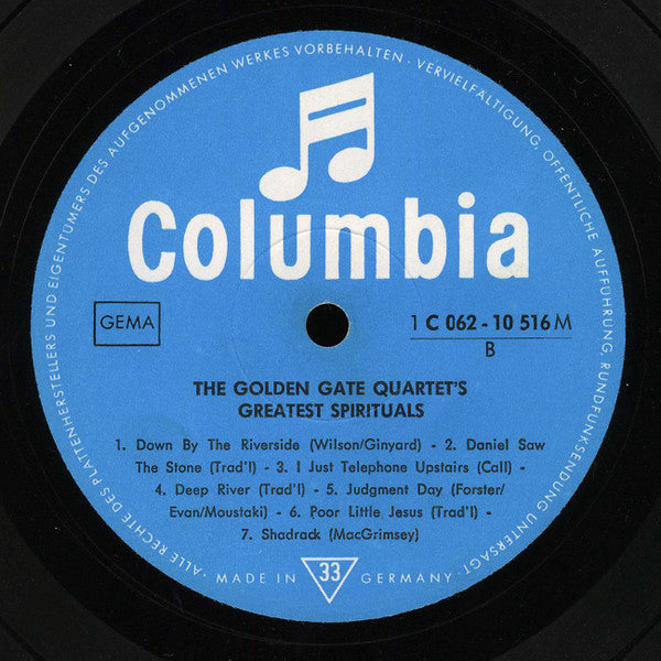The Golden Gate Quartet : The Golden Gate Quartet´s Greatest Spirituals  (LP, Comp)
