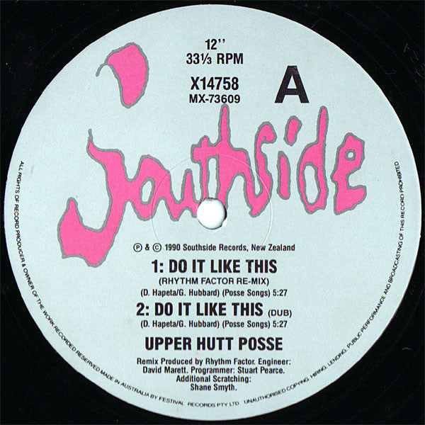 Upper Hutt Posse : Do It Like This (12&quot;)