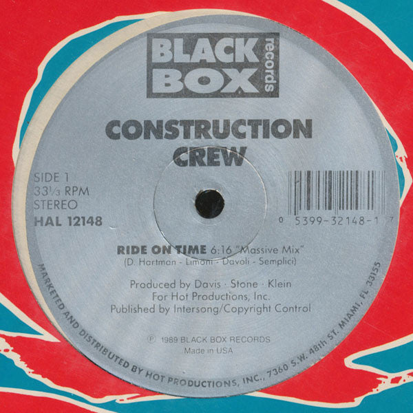 Construction Crew (2) : Ride On Time (12&quot;, Sil)