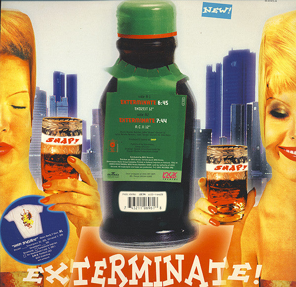 Snap! Featuring Niki Haris : Exterminate! (12")
