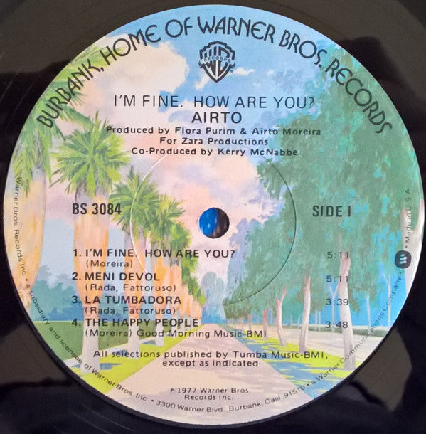 Airto* : I'm Fine. How Are You? (LP, Album, Los)