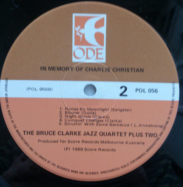 Bruce Clarke (3) : In Memory Of Charlie Christian (LP, Album)