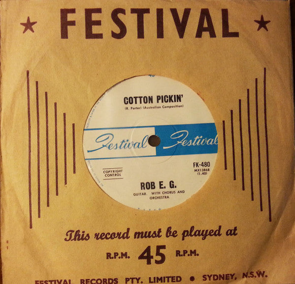 Rob E. G. : Soul / Cotton Pickin' (7", Single, Mono)