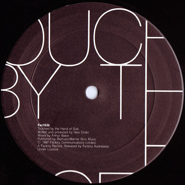 New Order : Touched By The Hand Of God (12")