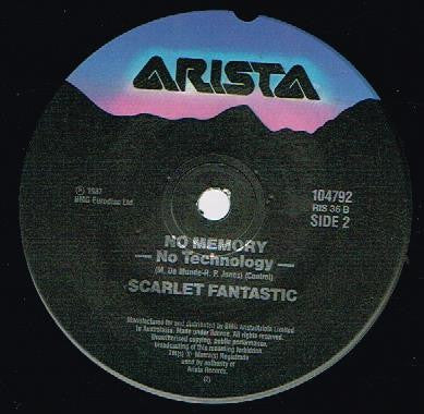 Scarlet Fantastic : No Memory (7")
