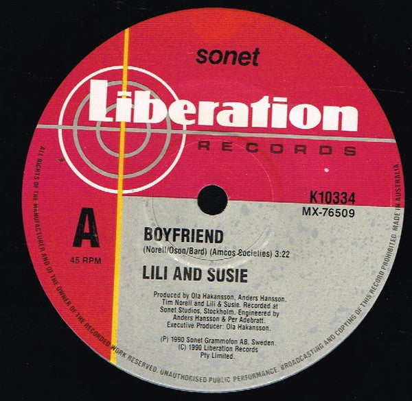 Lili & Sussie : Boyfriend (7")