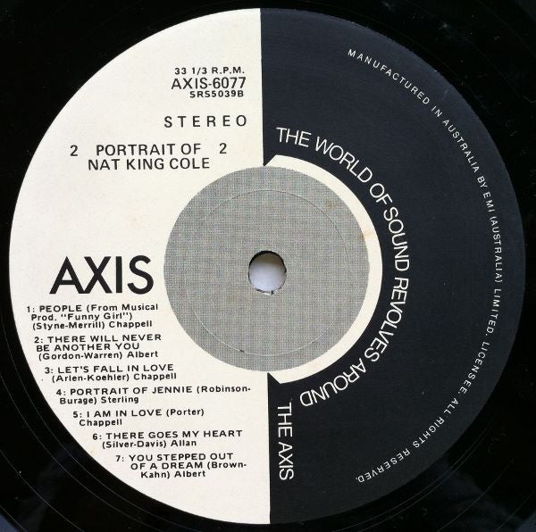 Nat King Cole : Portrait Of Nat King Cole (LP, Comp)