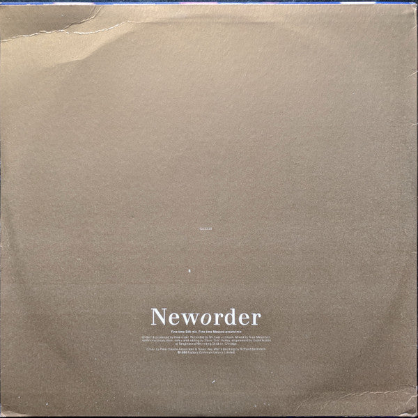 New Order : Fine Time (Remix) (12")