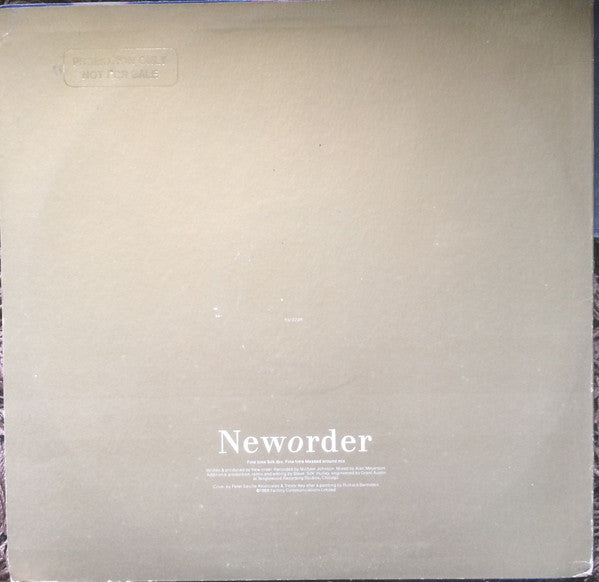 New Order : Fine Time (Remix) (12")