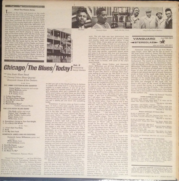 Various : Chicago/The Blues/Today! Vol. 2 (LP, Album)
