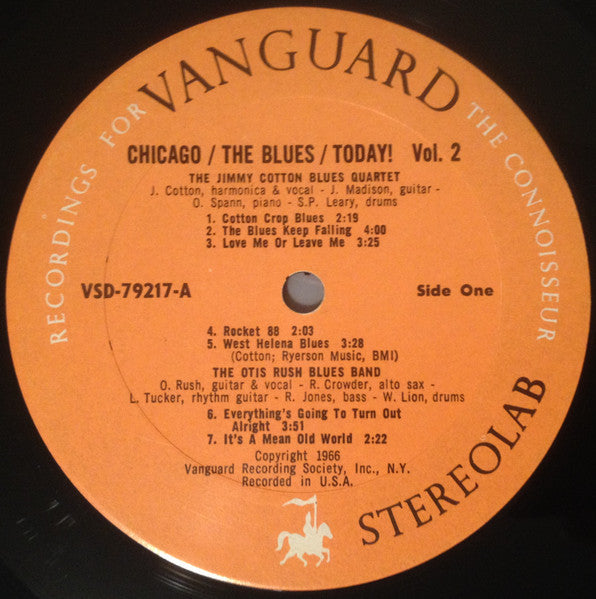 Various : Chicago/The Blues/Today! Vol. 2 (LP, Album)