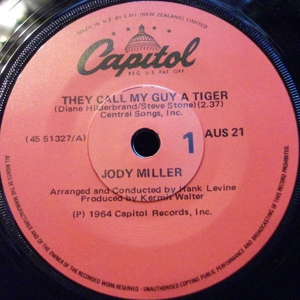 Jody Miller : They Call My Guy A Tiger (7&quot;, Single)