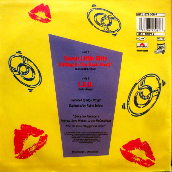 Bombalurina Featuring Timmy Mallett : Seven Little Girls Sitting In The Back Seat (7", Single)