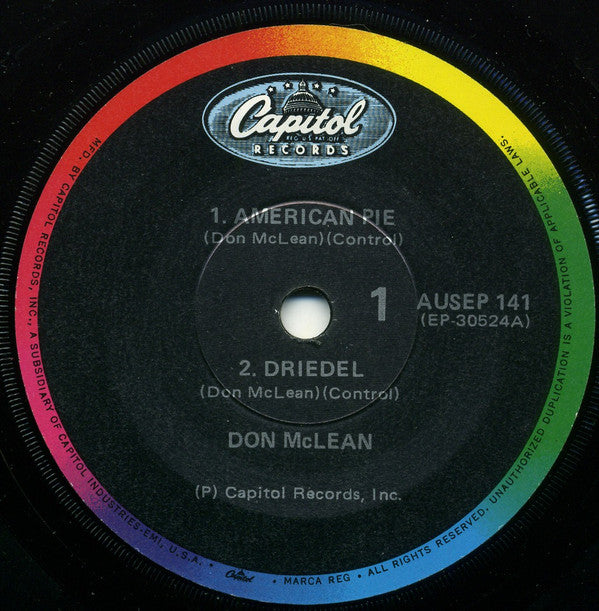 Don McLean : American Pie (7", EP)