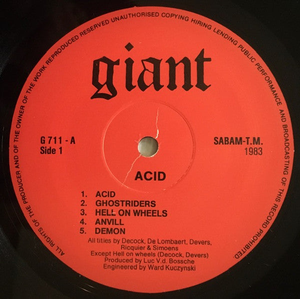 Acid : Acid (LP, Album)