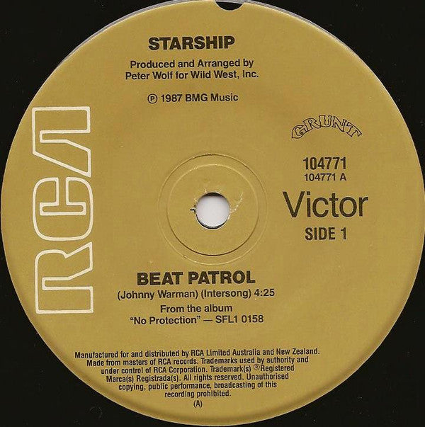 Starship (2) : Beat Patrol (7", Single)