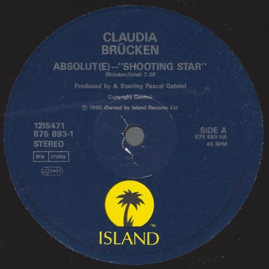 Claudia Brücken : Absolut[e] [Shooting Star 12" Mixed By Pascal Gabriel] - Shooting For The Stars (12", Single, DMM)